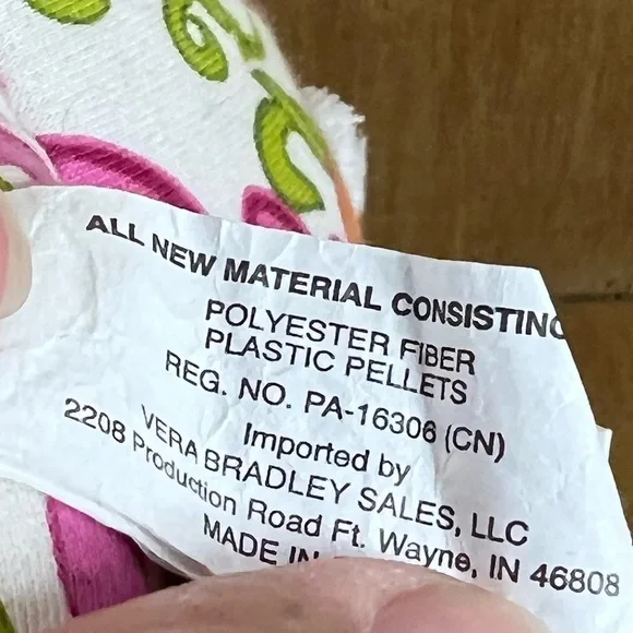 Vera Bradley Patterned Bear - Picture 5 of 5